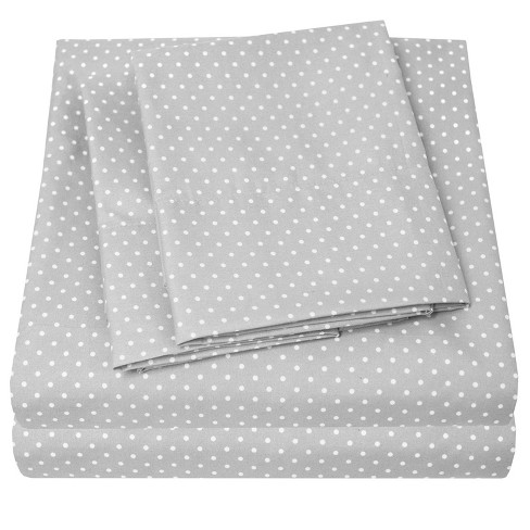 Sweet Home Collection  Fitted Sheet Brushed Microfiber Bottom Sheets With  Built In Sheet Straps, Queen, Gray : Target