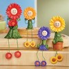 Collections Etc Hand-Painted Adorable Mum Sitters - Set of 4 - 2 of 2