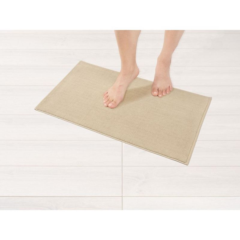 American Soft Linen 100% Cotton Bath Mat Rugs, Slip Resistant Bottom Base Bath Mats for Bathroom, 1 of 11