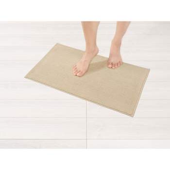 American Soft Linen 100% Cotton Bath Mat Rugs, Slip Resistant Bottom Base Bath Mats for Bathroom