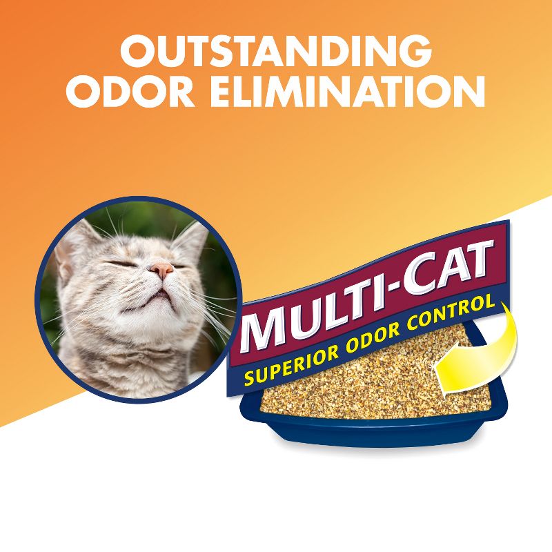 Arm &#38; Hammer Naturals Low Dust Clumping Multi-Cat Litter - 18lbs, 6 of 13