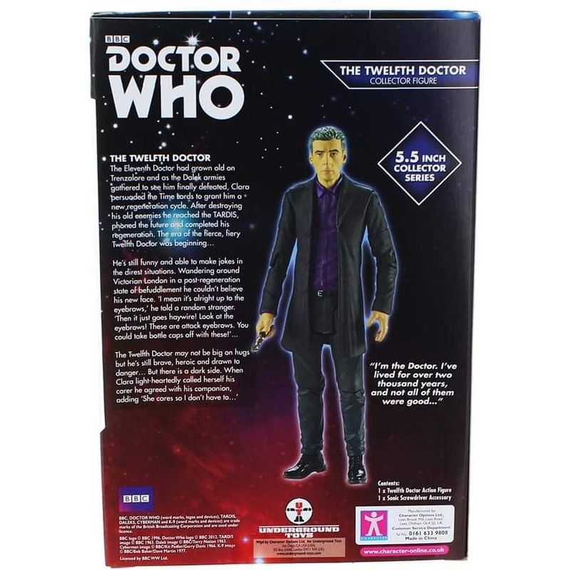 Seven20 Doctor Who 5.5" Action Figure: 12th Doctor (Purple Shirt), 2 of 3