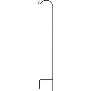 Panacea Black Wrought Iron 48 in. H Single Crook Plant Hook 1 pk - 1 of 1