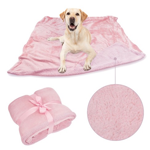 Pink dog fashion blanket