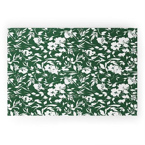 Marta Barragan Camarasa Monochrome wild garden Looped Vinyl Welcome Mat - Society6 - 1 of 2