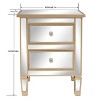Karl Home 2-Drawer Golden MDF 19.69in. W Nightstands - 4 of 4