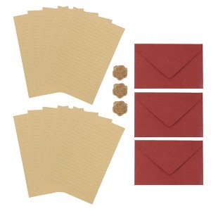 Unique Bargains Invitation Envelopes for Greeting Cards Wedding Birthday Christma 5 Pcs - 1 of 4