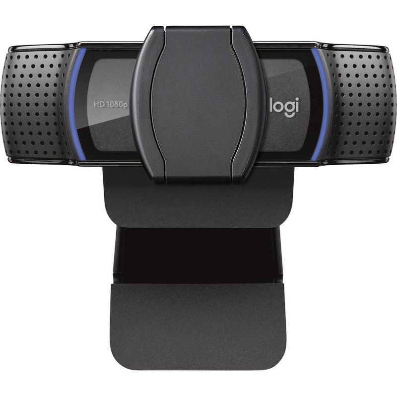 Logitech C920E Business Webcam - 1920 x 1080 Maximum Video Resolution - Built-in Dual Omni-Directional Microphones - External Privacy Shutter, 2 of 7