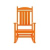 WestinTrends All-Weather Outdoor Patio Poly Classic Porch Rocking Chair (Set of 2) - 4 of 4