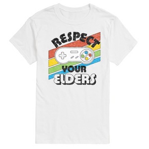 Men's - Instant Message - Respect Your Elders Short Sleeve Graphic T-Shirt - 1 of 4