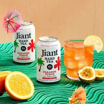 Jiant Hard Kombucha Paradise Pack Hard Tea Variety - 12pk/12 fl oz Cans