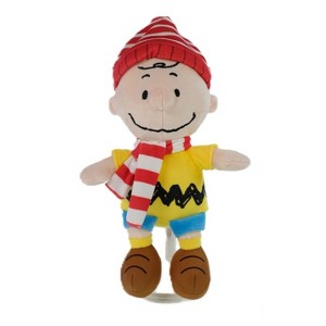 Charlie Brown from Peanuts dressed for Winter 8 inch Plush - 1 of 4