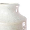 White Swirl Stoneware Vase - Foreside Home & Garden - 4 of 4