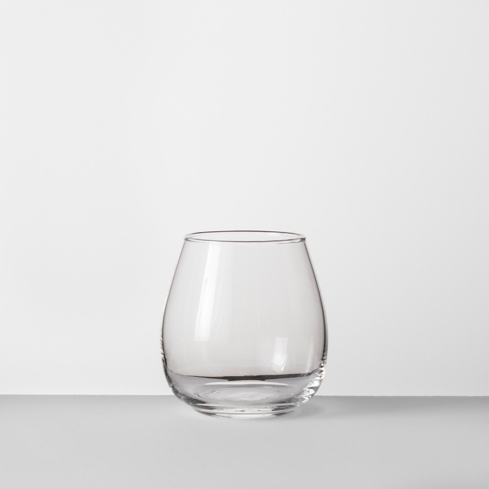 16oz Stackable Stemless Wine Glass - Made By Design, Clear/6 Pcs 