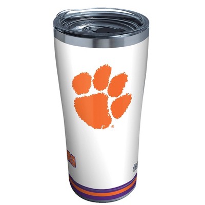 NCAA Clemson Tigers 20oz Arctic Stainless Steel Tumbler