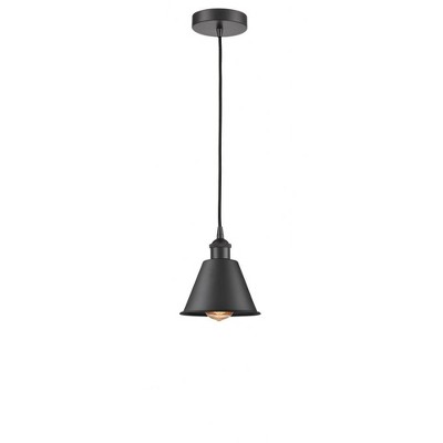Smithfield - 1 Light Cord Hung Mini Pendant In Industrial Style-8.25 Inches Tall and 6.5 Inches Wide