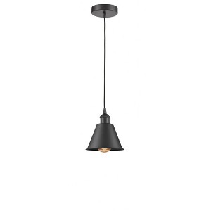 Smithfield - 1 Light Cord Hung Mini Pendant In Industrial Style-8.25 Inches Tall and 6.5 Inches Wide - 1 of 1