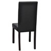 vidaXL Dining Chairs, 4 Pcs, Black Faux Leather - 4 of 4