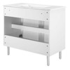 Modway Calla 36" Perforated Metal Bathroom Vanity - 3 of 4