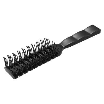 Unique Bargains Grid Hair Brush Shower Detangler Need To Vent Detangling Brush PP Black