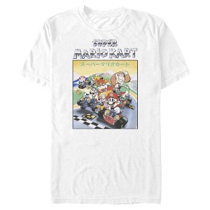 Men's Nintendo Mario Kart Retro Racers T-Shirt - 1 of 4