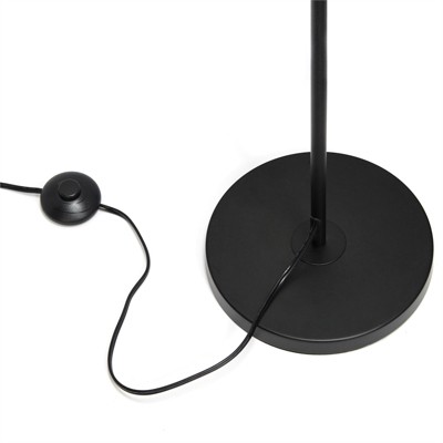 Arc Matte Black 61" Industrial Street Light Floor Lamp
