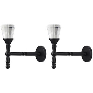 Cristallo Crystal and Metal Drapery Tieback Holdback - 3 Finishes - 1 of 1