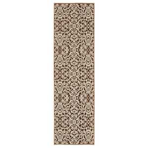 Oriental Weavers Intrigue INT02 Rust/ Beige Indoor Area Rug - 2'3" x 7'6" - 1 of 4