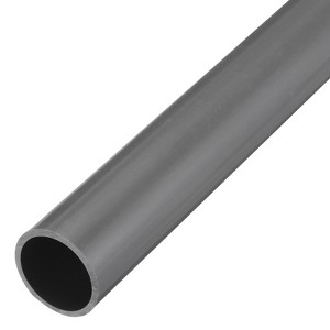 Unique Bargains High Impact Water Plumb Cable Sleeve PVC Rigid Round Pipes 20" Length - 1 of 4