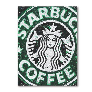 Courtside Market Drizzle Starbucks Gallery-Wrapped Canvas - 1 of 4