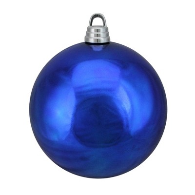 Northlight 12" Shiny Shatterproof Christmas Ball Ornament - Blue