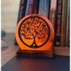 Q&A Himalayan Salt Tree of Life USB Himalayan Salt Novelty Table Lamp: Modern Decor, LED, No Assembly - 2 of 3