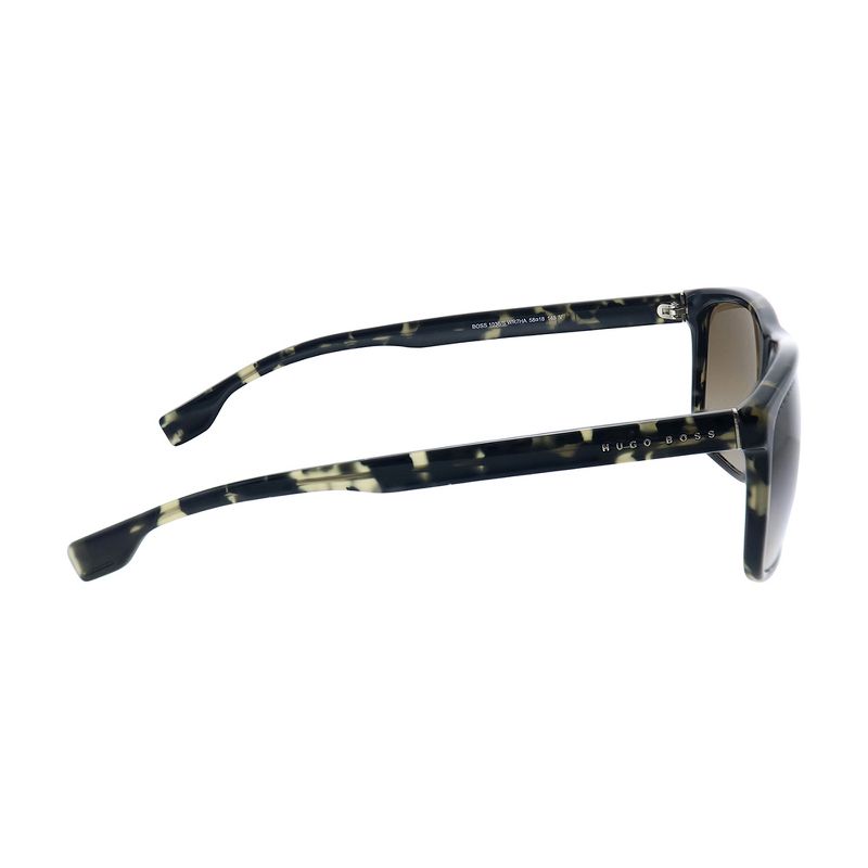 Hugo Boss 1036/S WR7 Unisex Rectangle Sunglasses Black Havana 58mm, 3 of 4