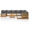 vidaXL Garden Lounge Set Dark grey - 3 of 4