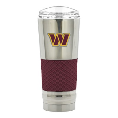 NFL Washington Commanders 24oz Draft Tumbler with Chrome Finish