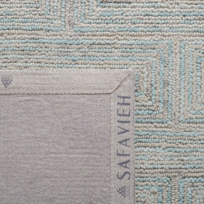 Gray Hand-Tufted Wool 6' x 9' Area Rug