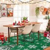 Christmas Area Rugs, Snowflake Trees Washable Throw Carpet Rugs for Living Room - 3 of 4