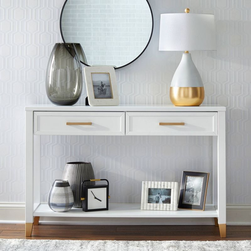 Rena Console Table White - Buylateral, 3 of 6