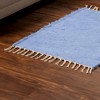Okak Modern Stylish Tassel Carpet Cotton Area Rug for Living Room,Bedroom,Small Size Indoor Easy-to-maintain Carpet - 2 of 4