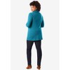 Roaman's Women's Plus Size Cowl Neck Thermal Tunic - 3 of 4