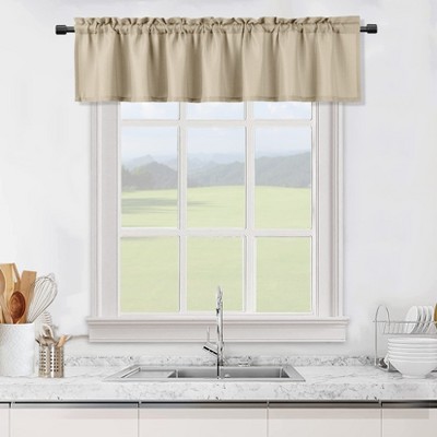 Kitchen Curtains 30 Inches Long White Window Curtains Waterproof Curtains for Bathroom Window Waffle Weave Textured Tier Curtains, 30"×30", Set of 2