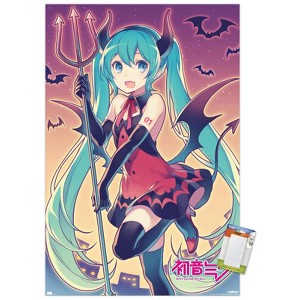 Trends International Hatsune Miku - Bats Unframed Wall Poster Prints - 1 of 4