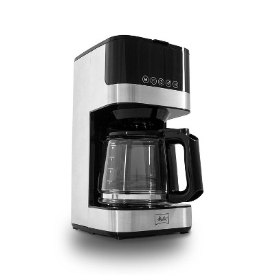 Sleek Stainless Steel 10-Cup Programmable Drip Coffee Maker