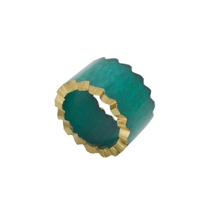Saro Lifestyle Resin Artistry Napkin Ring (Set of 4) - 1 of 2