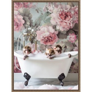 Amanti Art Blossom Bath by Niky Rahner Framed Canvas Wall Art - 1 of 4