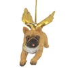 Design Toscano Honor the Pooch: Pug Holiday Dog Angel Ornament - 3 of 4