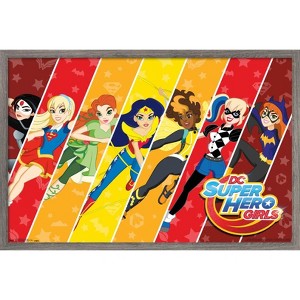 Trends International DC Comics TV - DC Superhero Girls - League Framed Wall Poster Prints - 1 of 4