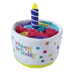 fouFit Hide 'n Seek Birthday Cake Snuffle Dog Toy - White - 1 of 3