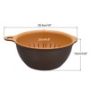Unique Bargains Kitchen Strainer Colander Bowl Set Medium Double Layer Drain Basket - 2 of 3
