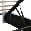 CAVINAS Queen Size Hydraulic Storage Bed Modern Wooden Bed Frame with Upholstered Headboard for Bedroom - 4 of 4